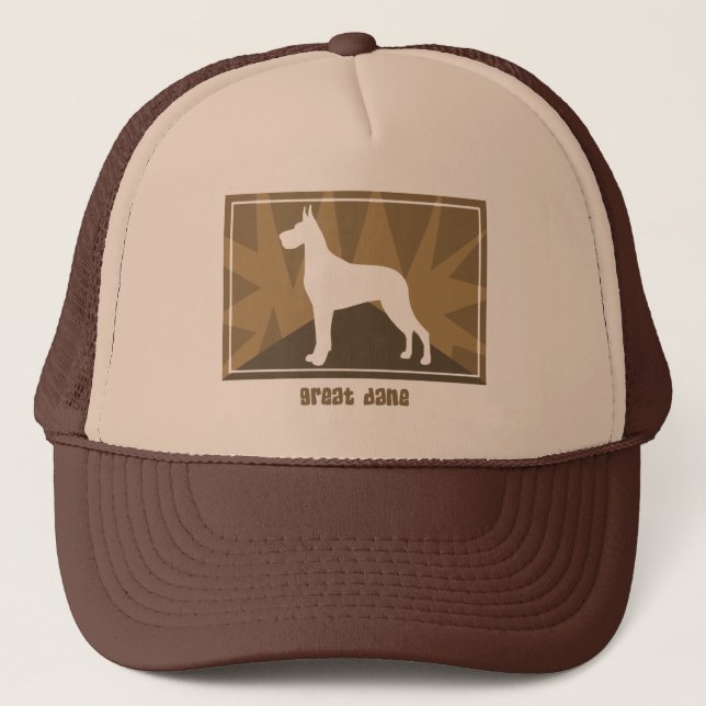 Earthy Great Dane Trucker Hat (Front)