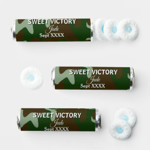 Earthy Green and Brown Camouflage Breath Savers® Mints