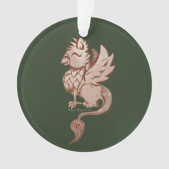 Earthy Griffin Ornament (Front)