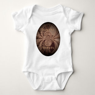 Earthy Hakuna Matata Art Print Baby Bodysuit