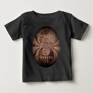 Earthy Hakuna Matata Art Print Baby T-Shirt