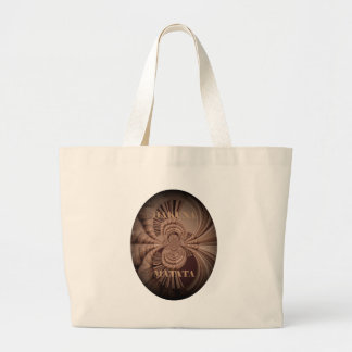 Earthy Hakuna Matata Art Print Large Tote Bag