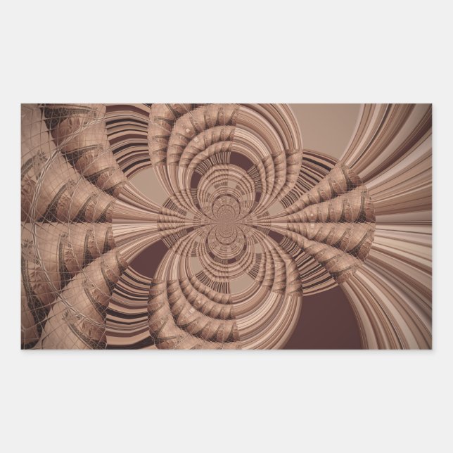 Earthy Hakuna Matata Art Print Rectangular Sticker (Front)