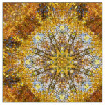 earthy mandala pattern fabric