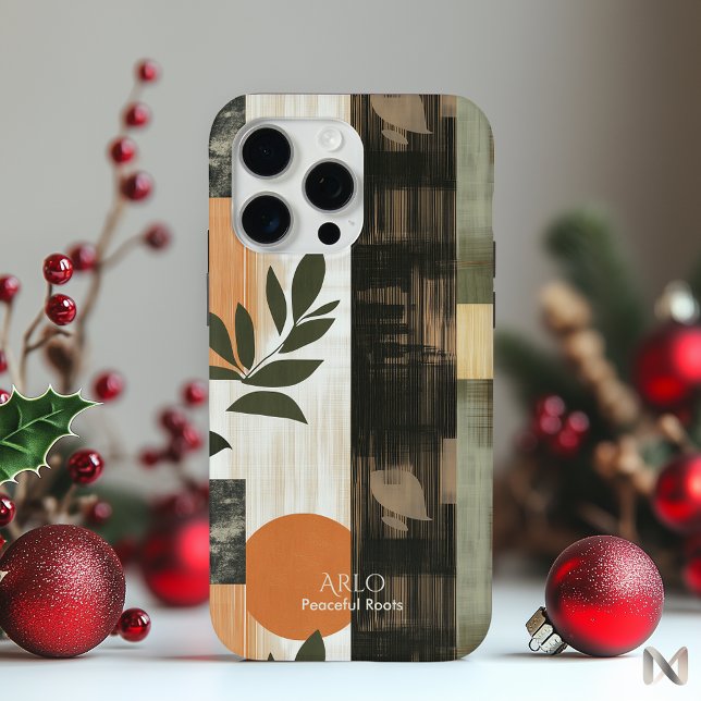 Earthy Minimalist Botanical - Abstract Nature  Case-Mate iPhone Case (Creator Uploaded)