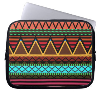 Earthy Neon Modern Tribal Laptop Sleeve