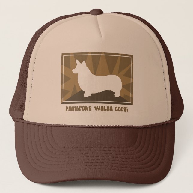 Earthy Pembroke Welsh Corgi Hat (Front)