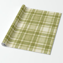 Earthy Plaid | Sage & Cream