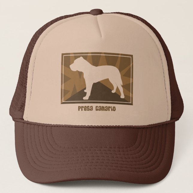 Earthy Presa Canario Trucker Hat (Front)