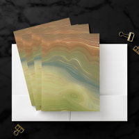 Earthy Retro Strata | Vintage Neutral Tone Agate