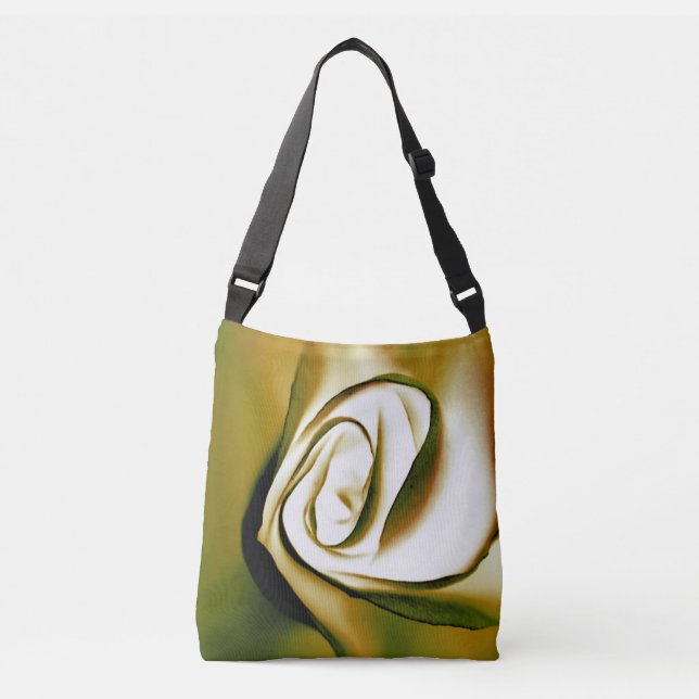 Earthy Rose Art Design Tote (Front)