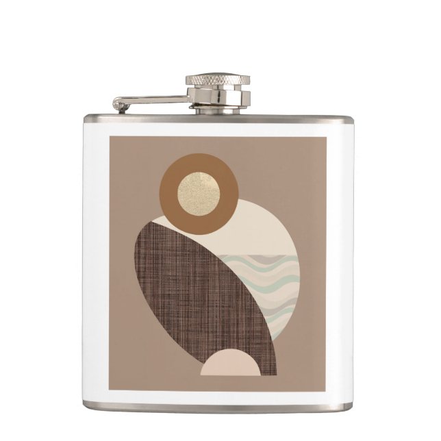 Earthy Shapes Flask (Front)