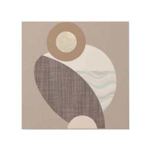 Earthy Shapes Gallery Wrap