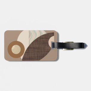 Earthy Shapes Luggage Tag