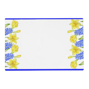 Earthy Spring on a Laminated Placemat (M,D)