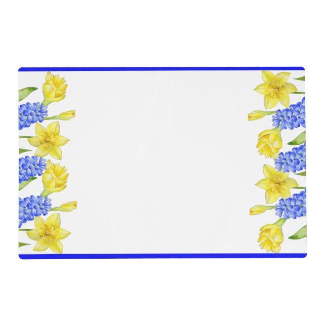 Earthy Spring on a Laminated Placemat (M,D) (Front)