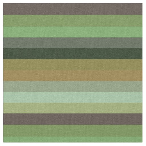 Earthy Stripes in Sage, Teal & Terracotta Fabric