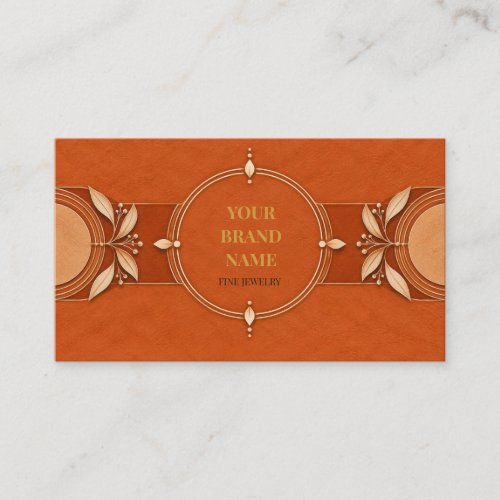 Earthy Terracotta Boho Bracelet Card