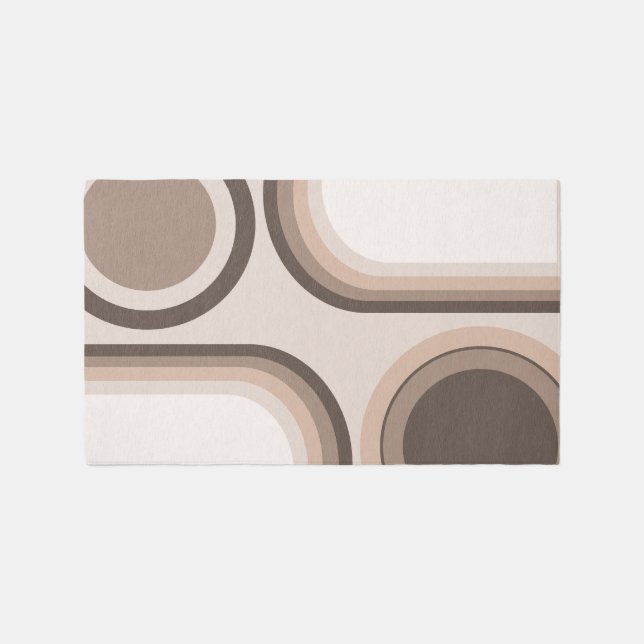 Earthy Toned Abstract  Rug (Front)