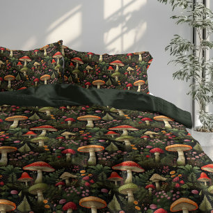 Earthy Tones Duvet Vintage Forest Floor Magic Cover