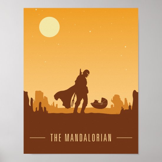 Earthy Tones Mandalorian Desert Poster