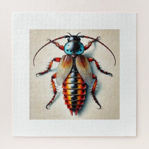 Earwig Dermaptera 170624IREF112 _ Watercolor Jigsaw Puzzle