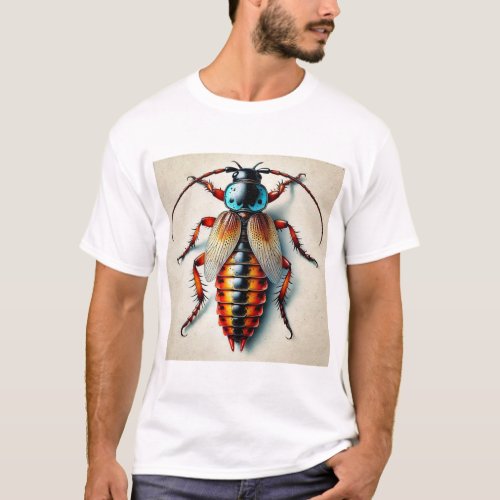 Earwig Dermaptera 170624IREF112 _ Watercolor T_Shirt