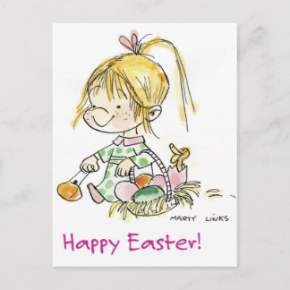 EAS-004 Happy Easter! Holiday Postcard