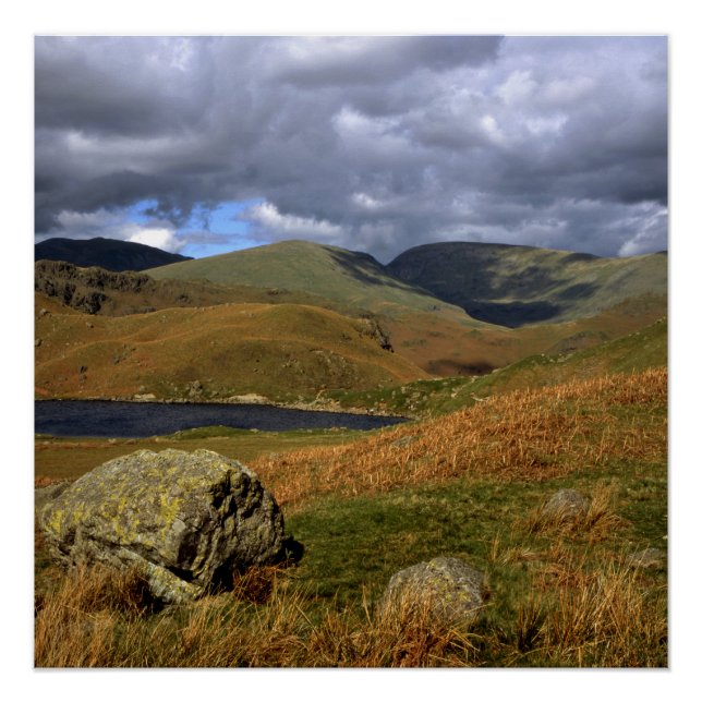 Easedale Tarn Cumbria England Poster (Front)