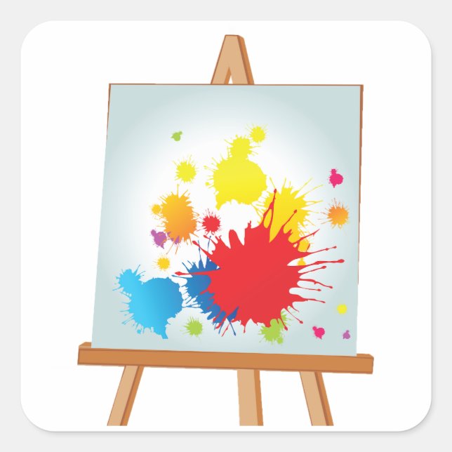 Easel Art Stickers (Front)
