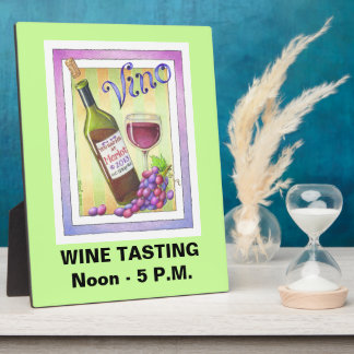 EASEL STAND - VINO! You Had Me at MERLOT! Plaque