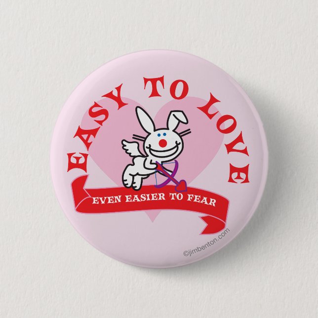 Easier To Fear Pinback Button (Front)