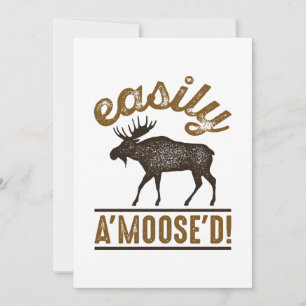Easily A’Moose’D Thank You Card
