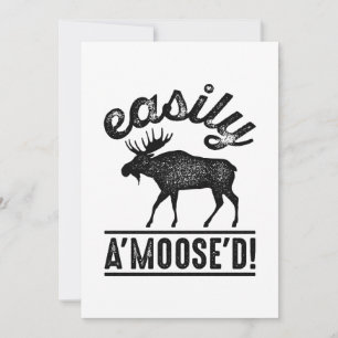Easily A’Moose’D Thank You Card