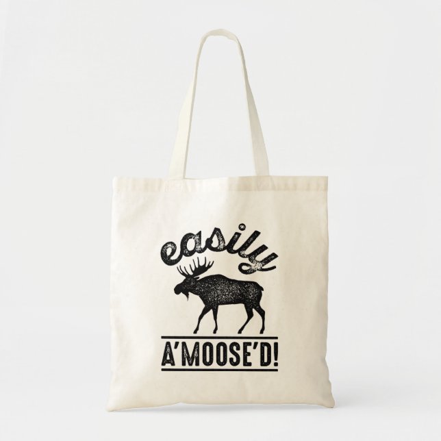 Easily A’Moose’D Tote Bag (Front)