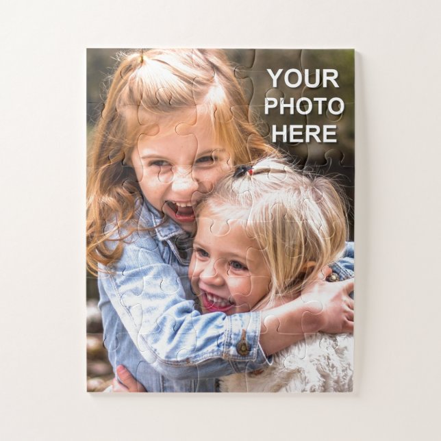 Easily Add Your Kids Photo Jigsaw Puzzle (Vertical)