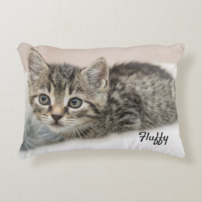Easily add your Pet's photo Accent Pillow (Front)