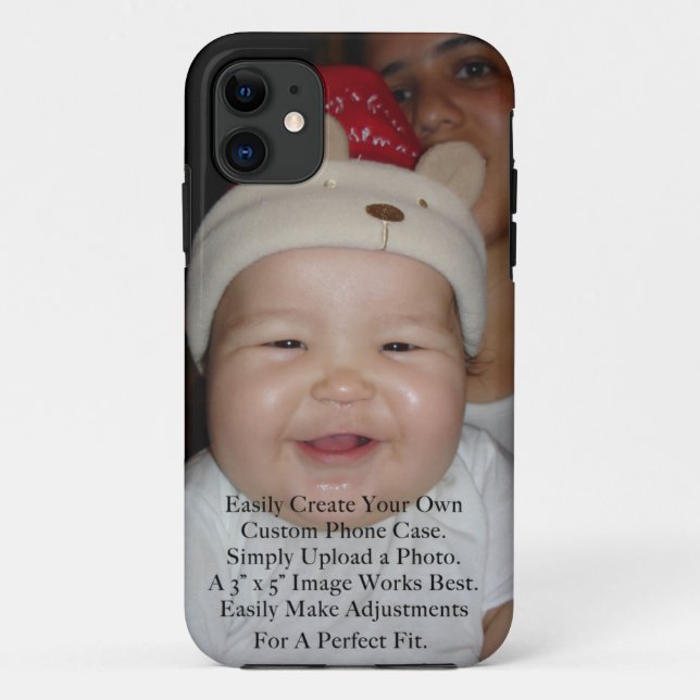 Easily Add Your Photo For a Personalized Custom Ca Case-Mate iPhone Case (Back)