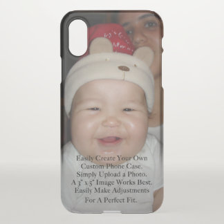 Easily Add Your Photo For a Personalized Custom iPhone X Case