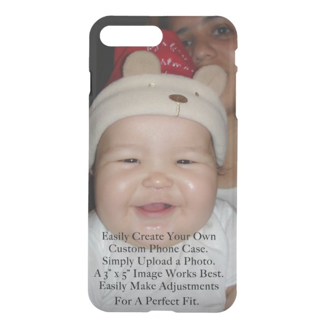 Easily Add Your Photo For a Personalized Custom Uncommon iPhone Case (Back)