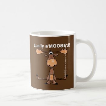 Easily A'moose"d Coffee Mug by creationhrt at Zazzle
