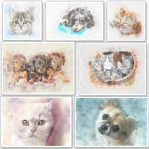 Easily create a Pet Photo Contour Sticker