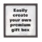 Easily create your gift box Remove the big text!