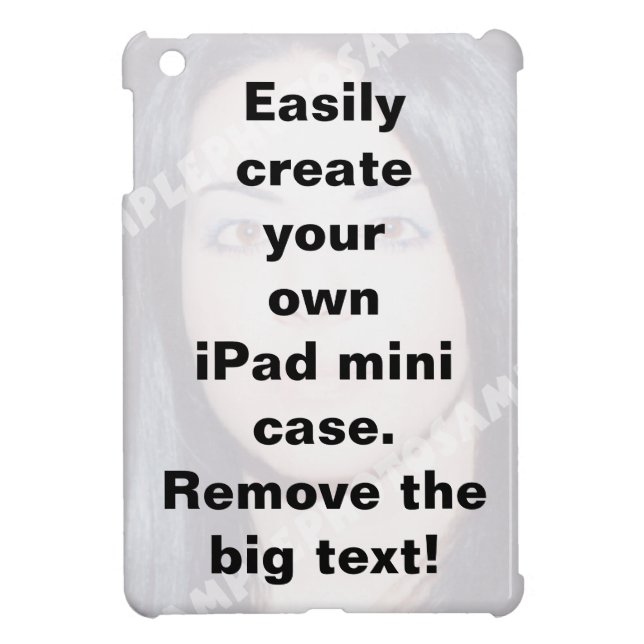 Easily create your iPad mini custom case (Back)