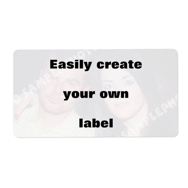Easily create your label. Remove the big text! Label (Front)
