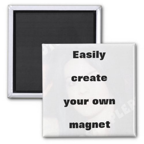 Easily create your magnet Remove the big text