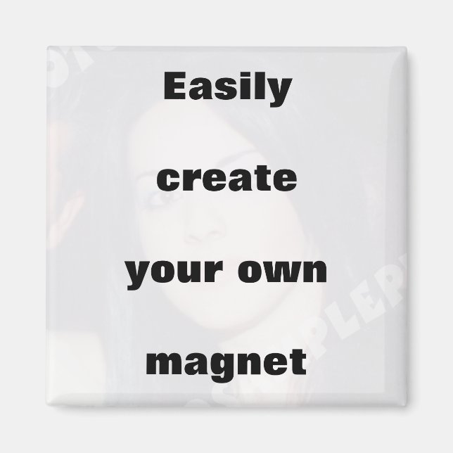 Easily create your magnet Remove the big text! (Front)