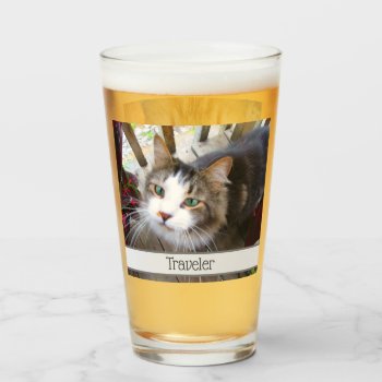 Easily Create Your Own Add 2 Photos Custom Glass by M_Sylvia_Chaume at Zazzle