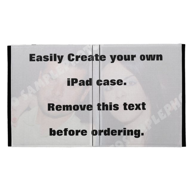 Easily create your own custom iPad case (Opened)