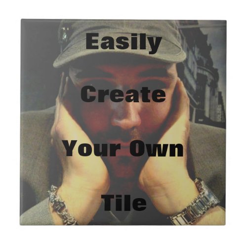 Easily Create Your Own Custom Large Ceramic Tile  